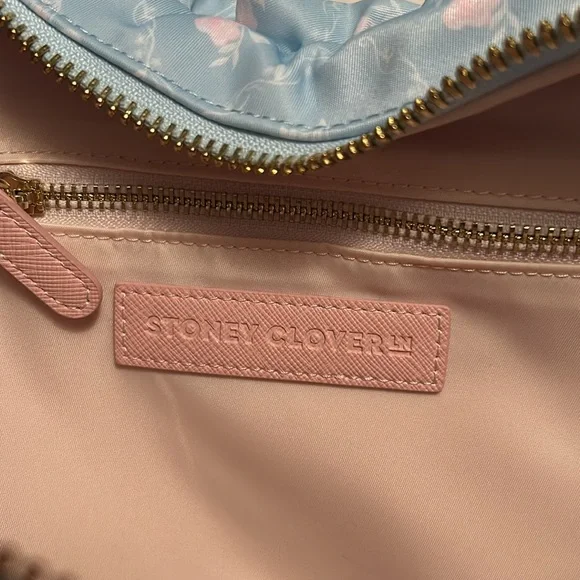 Stoney Clover High Tea printed ruffle mini heart tote - Picture 2 of 7